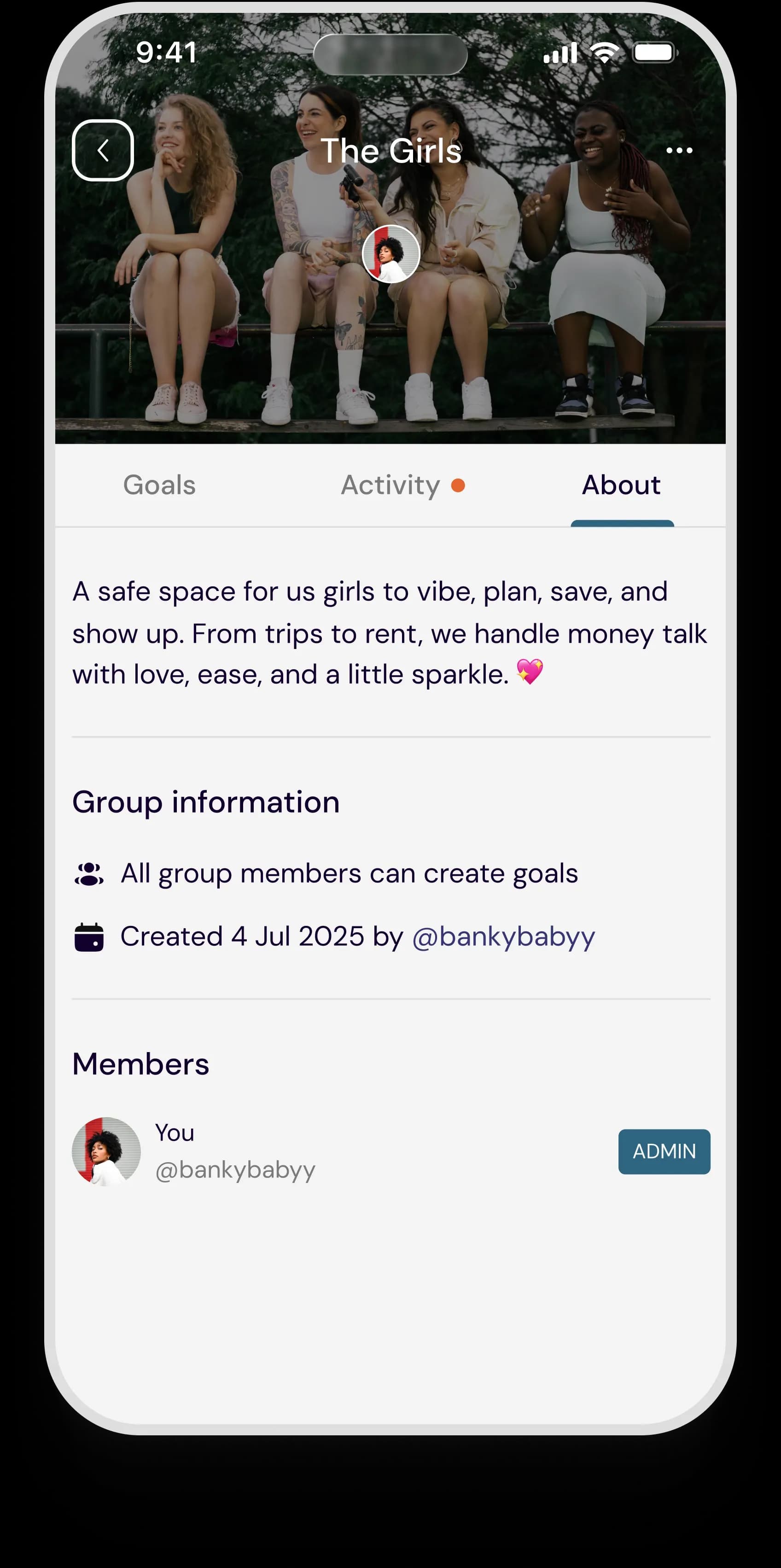 Step 1: Create your group