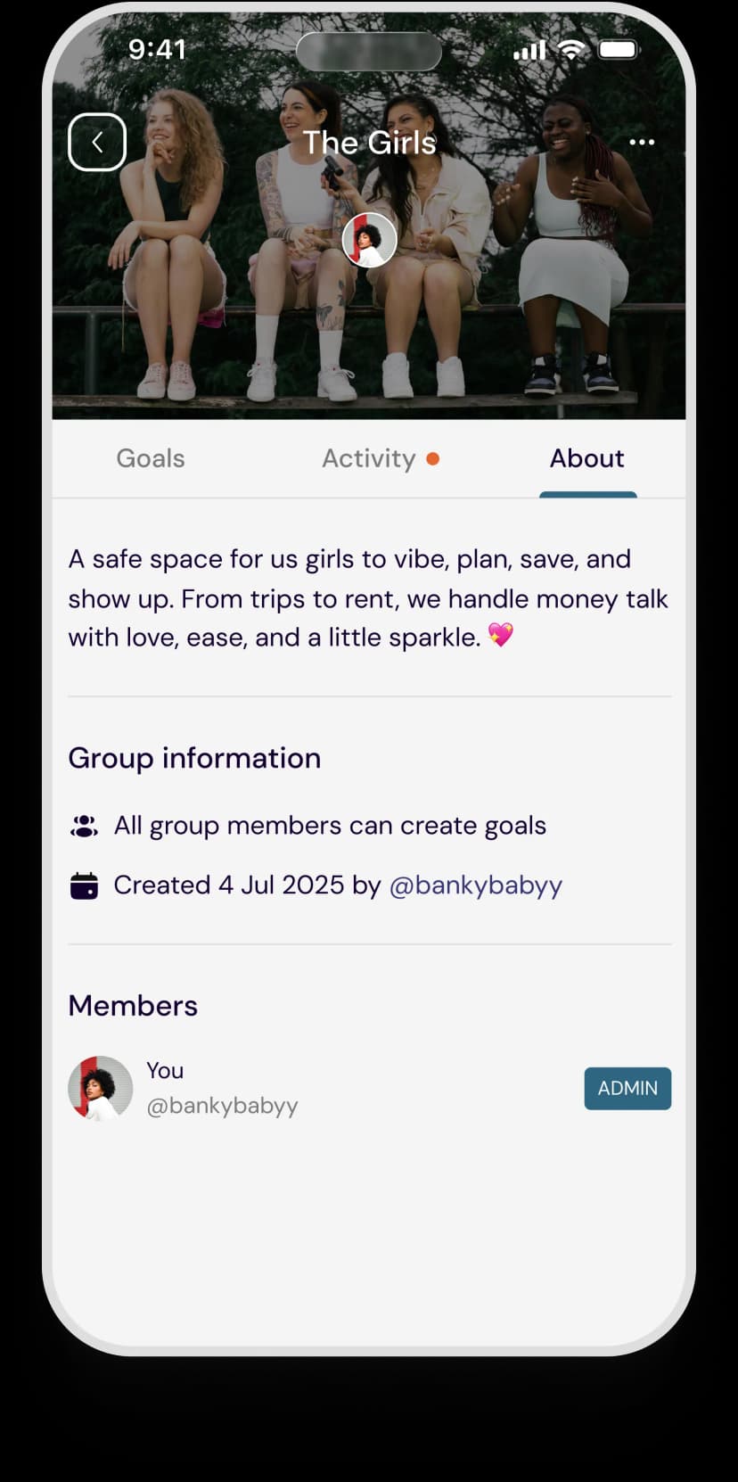 Step 1: Create your group